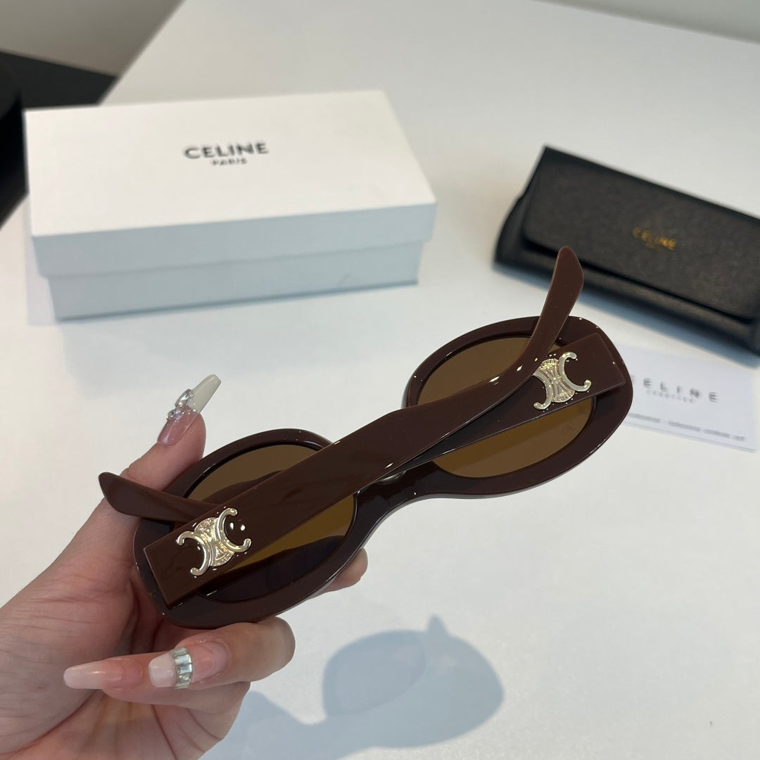 Celine Fashion Black Lens Sunglasses for Men & Women - 132459 - detail image 7