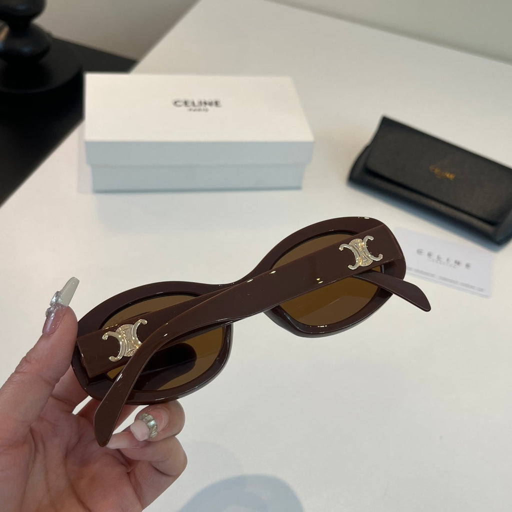 Celine Fashion Black Lens Sunglasses for Men & Women - 132459 - detail image 9