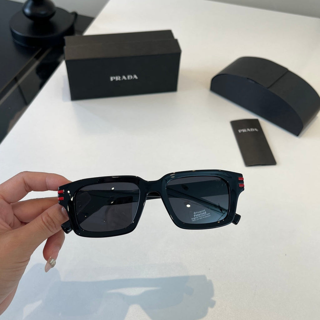Prada Fashion Black Lens Sunglasses for Men & Women - 415663 - detail image 6