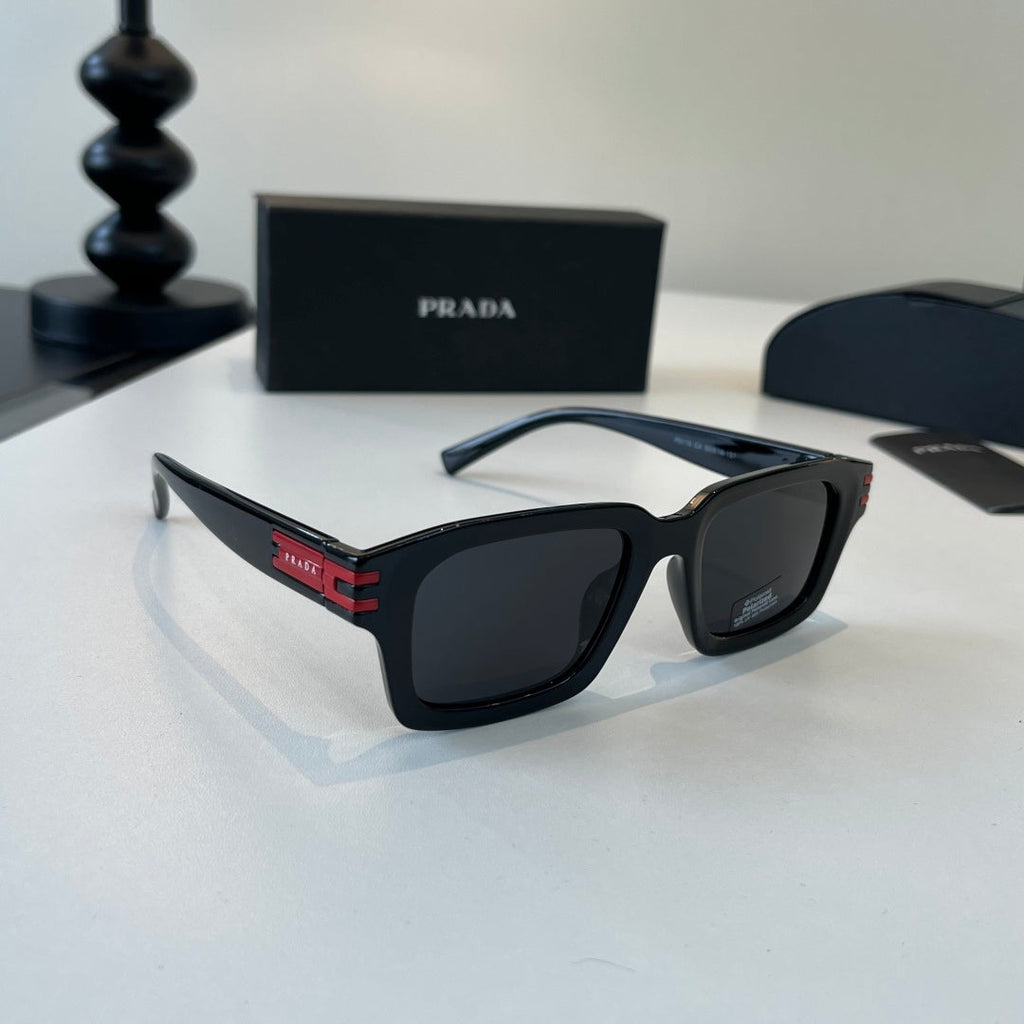 Prada Fashion Black Lens Sunglasses for Men & Women - 415663