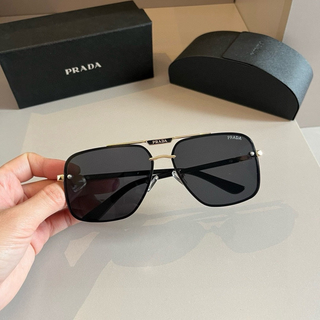 Prada Polarized Fashion Silver Lens Sunglasses for Men - 487160 - detail image 7