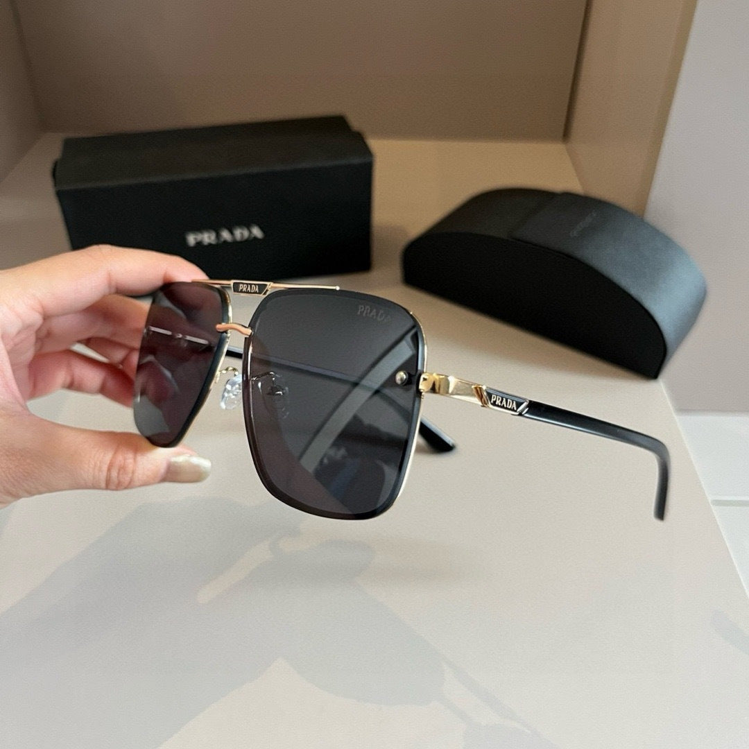 Prada Polarized Fashion Silver Lens Sunglasses for Men - 487160 - detail image 2