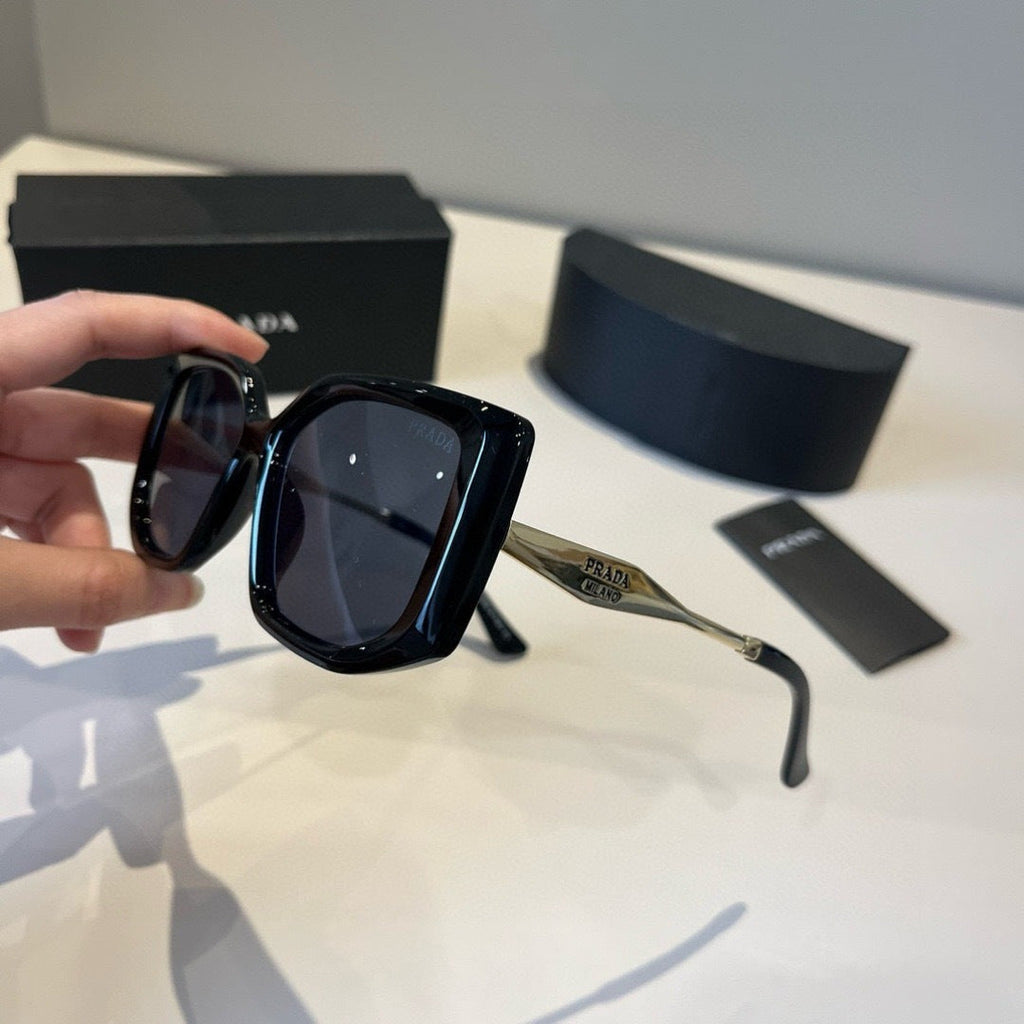 Prada Fashion Black Lens Sunglasses for Women - detail image 4