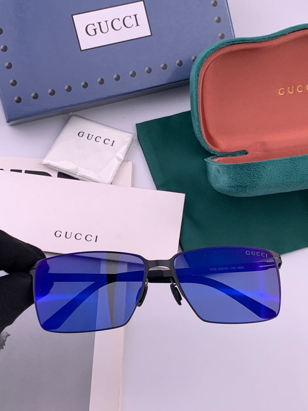 Gucci G8730 Fashion Orange Lens Sunglasses for Men & Women