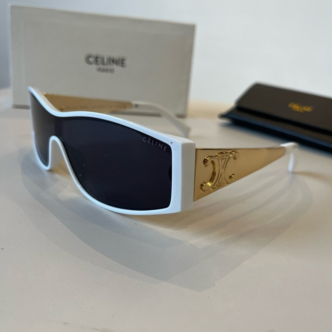 Celine Metal Fashion Blue Lens Sunglasses for Men & Women - 415635 - detail image 3