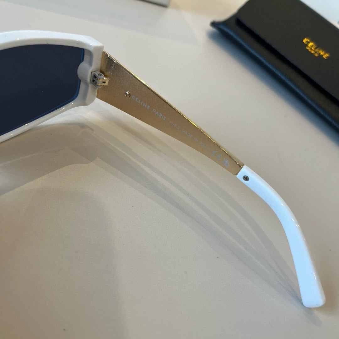Celine Metal Fashion Blue Lens Sunglasses for Men & Women - 431976 - detail image 7