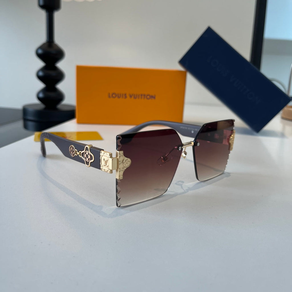 Louis Vuitton Fashion Red Lens Sunglasses for Women