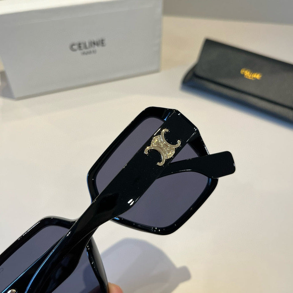 Celine Fashion Black Lens Sunglasses for Men & Women - 431958 - detail image 6