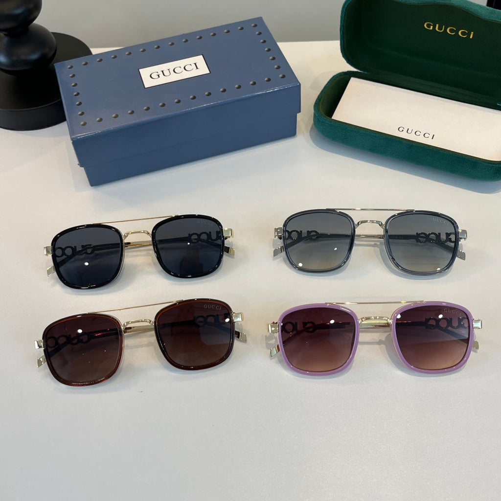Gucci Oversized Silver Lens Sunglasses for Men & Women - 493355 - detail image 11