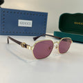 Gucci Oversized Red Lens Sunglasses for Men & Women