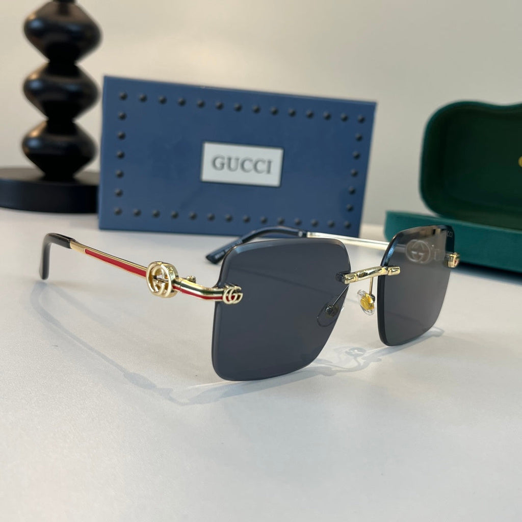 Gucci Fashion Silver Lens Sunglasses for Men & Women - 493370