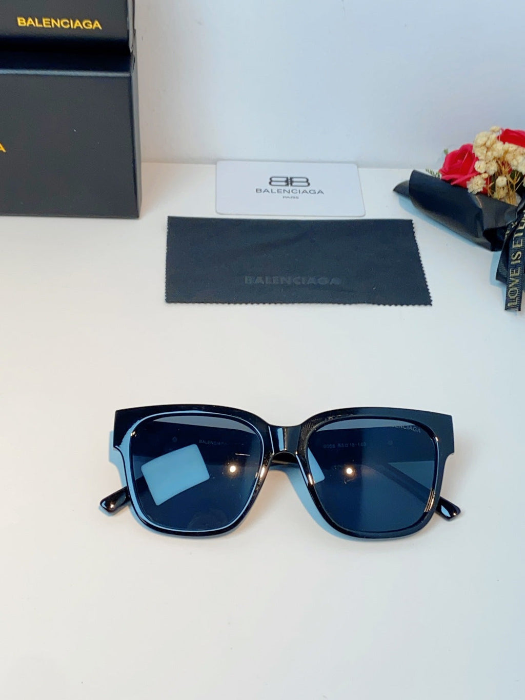 Balenciaga Fashion Red Lens Sunglasses for Men & Women - 358656 - detail image 11