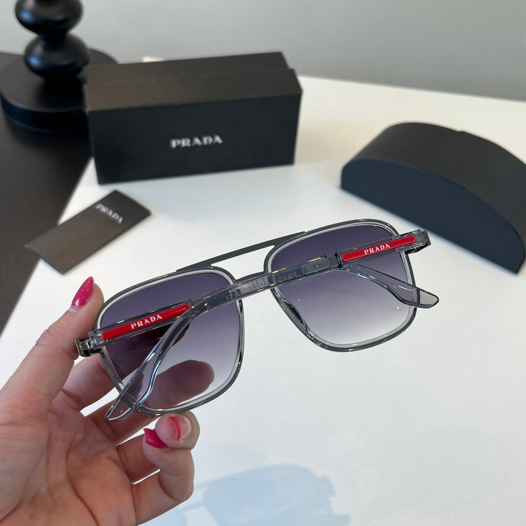 Prada Fashion Gray Lens Sunglasses for Men & Women - detail image 8