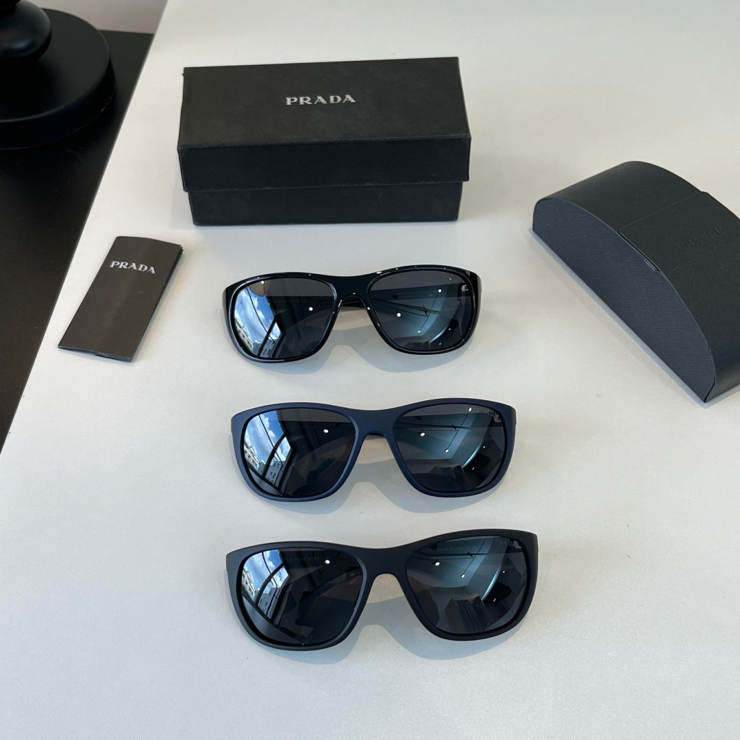 Prada Fashion Black Lens Sunglasses for Men - 487076 - detail image 11