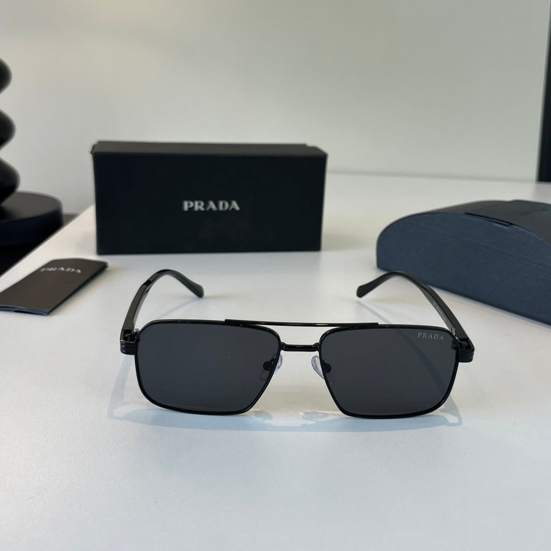 Prada Fashion Black Lens Sunglasses for Men - 487080 - detail image 2