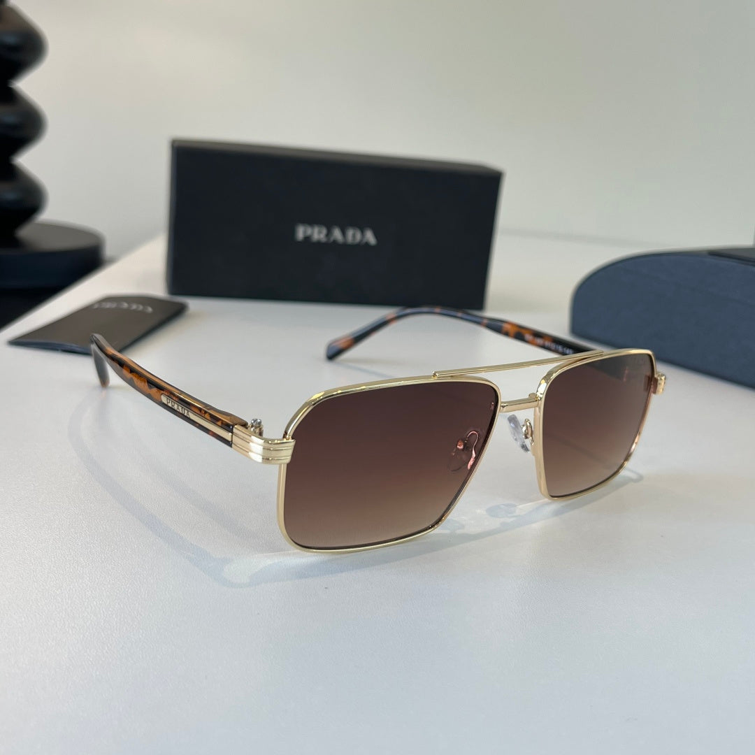 Prada Fashion Red Lens Sunglasses for Men