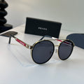 Prada Fashion Black Lens Sunglasses for Men - 487094