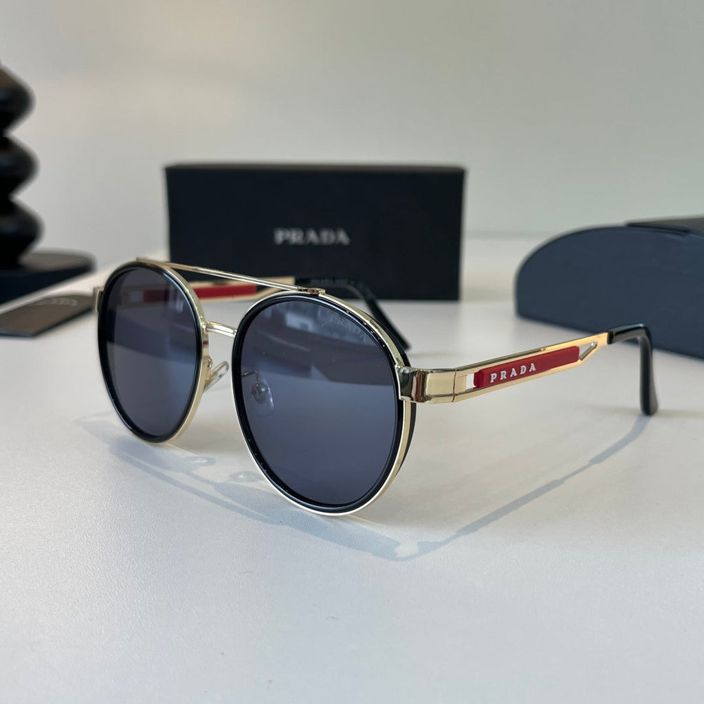 Prada Fashion Black Lens Sunglasses for Men - 465691 - detail image 3