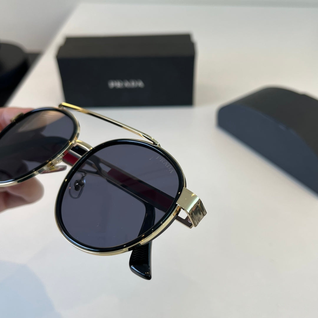 Prada Fashion Black Lens Sunglasses for Men - 465574 - detail image 7