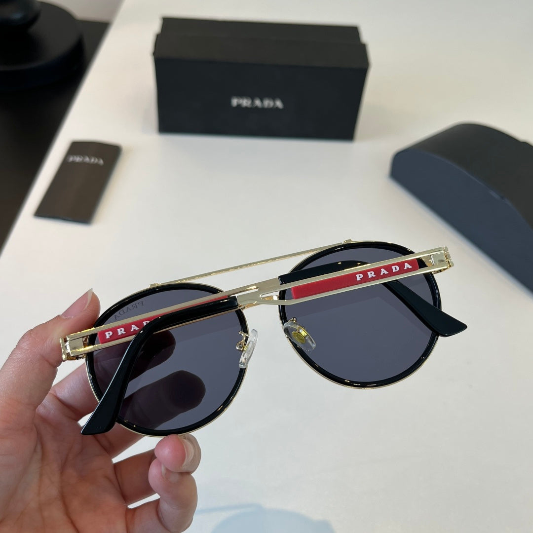 Prada Fashion Black Lens Sunglasses for Men - 465691 - detail image 6