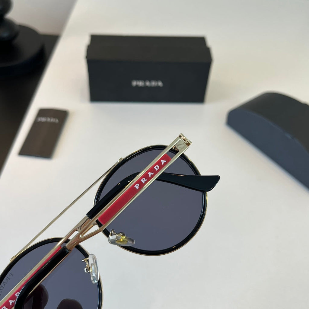 Prada Fashion Black Lens Sunglasses for Men - 465691 - detail image 5