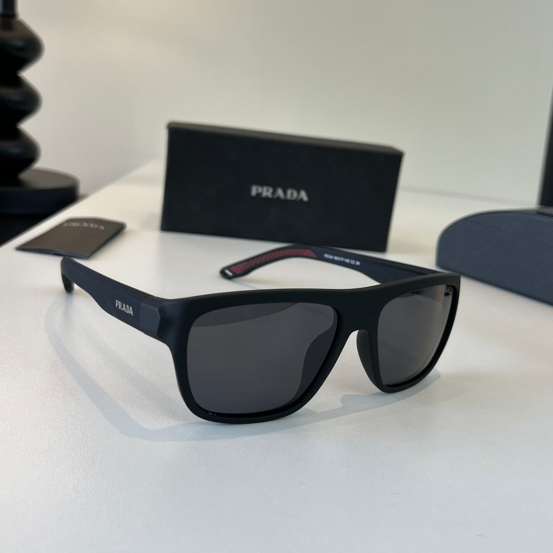 Prada Fashion Black Lens Sunglasses for Men - 465581