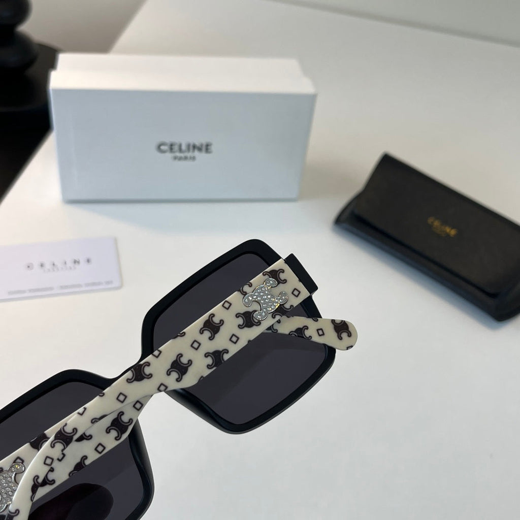 Celine Fashion Black Lens Sunglasses for Men & Women - 358296 - detail image 7