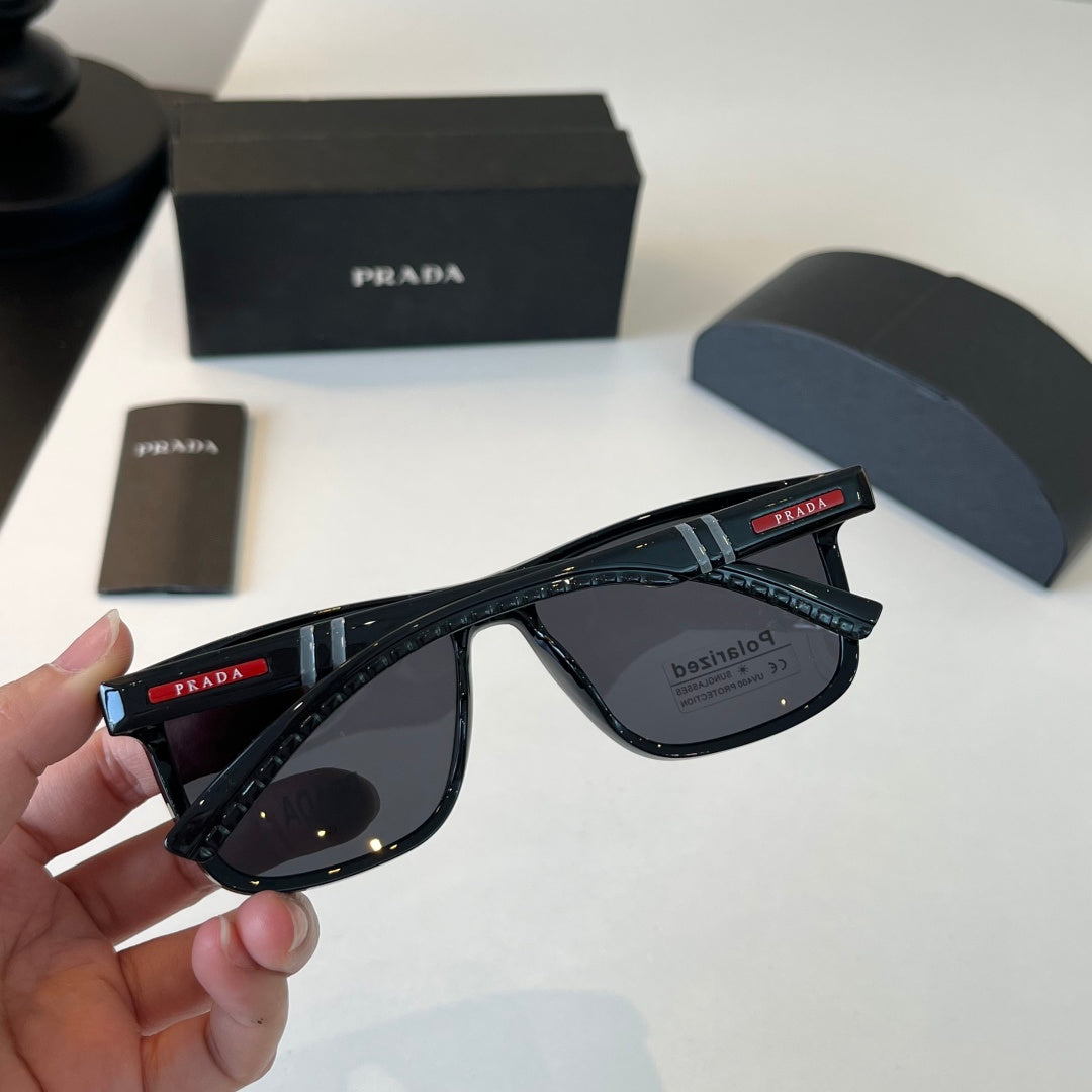 Prada Fashion Black Lens Sunglasses for Men - 465722 - detail image 8