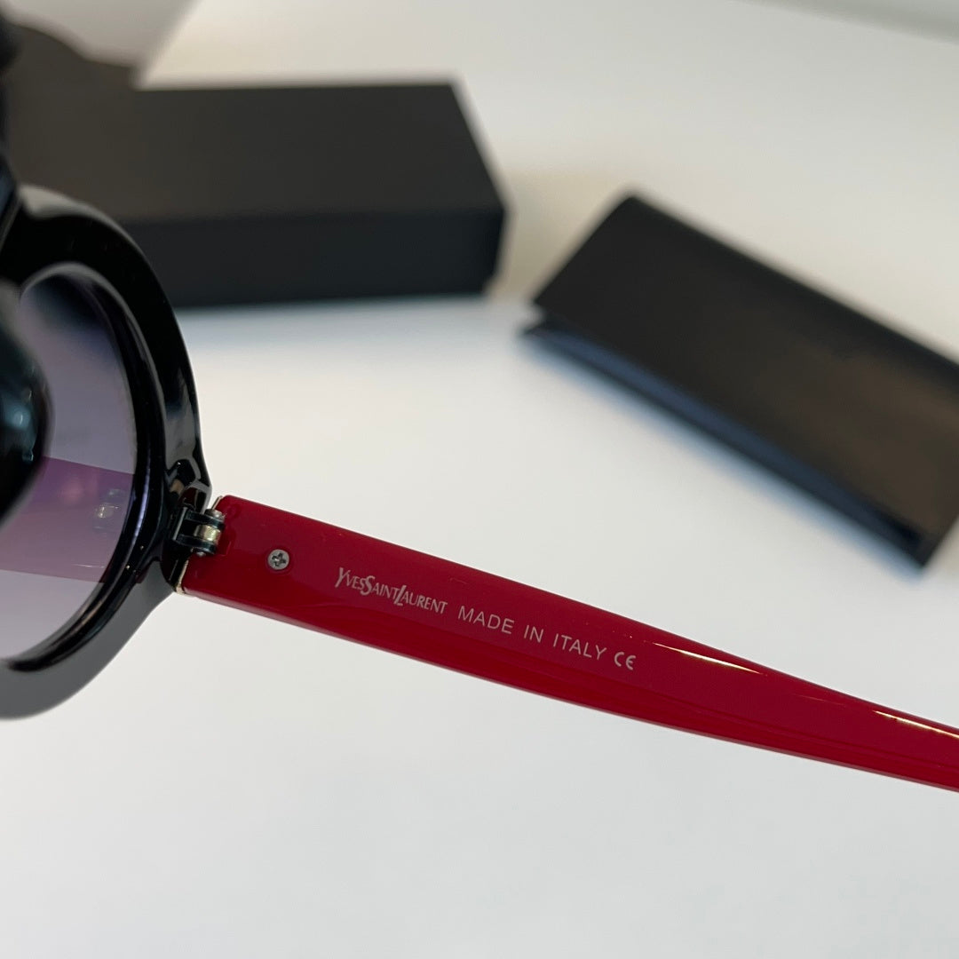 Saint Laurent Cat-Eye Silver Lens Sunglasses for Men & Women - 358263 - detail image 9