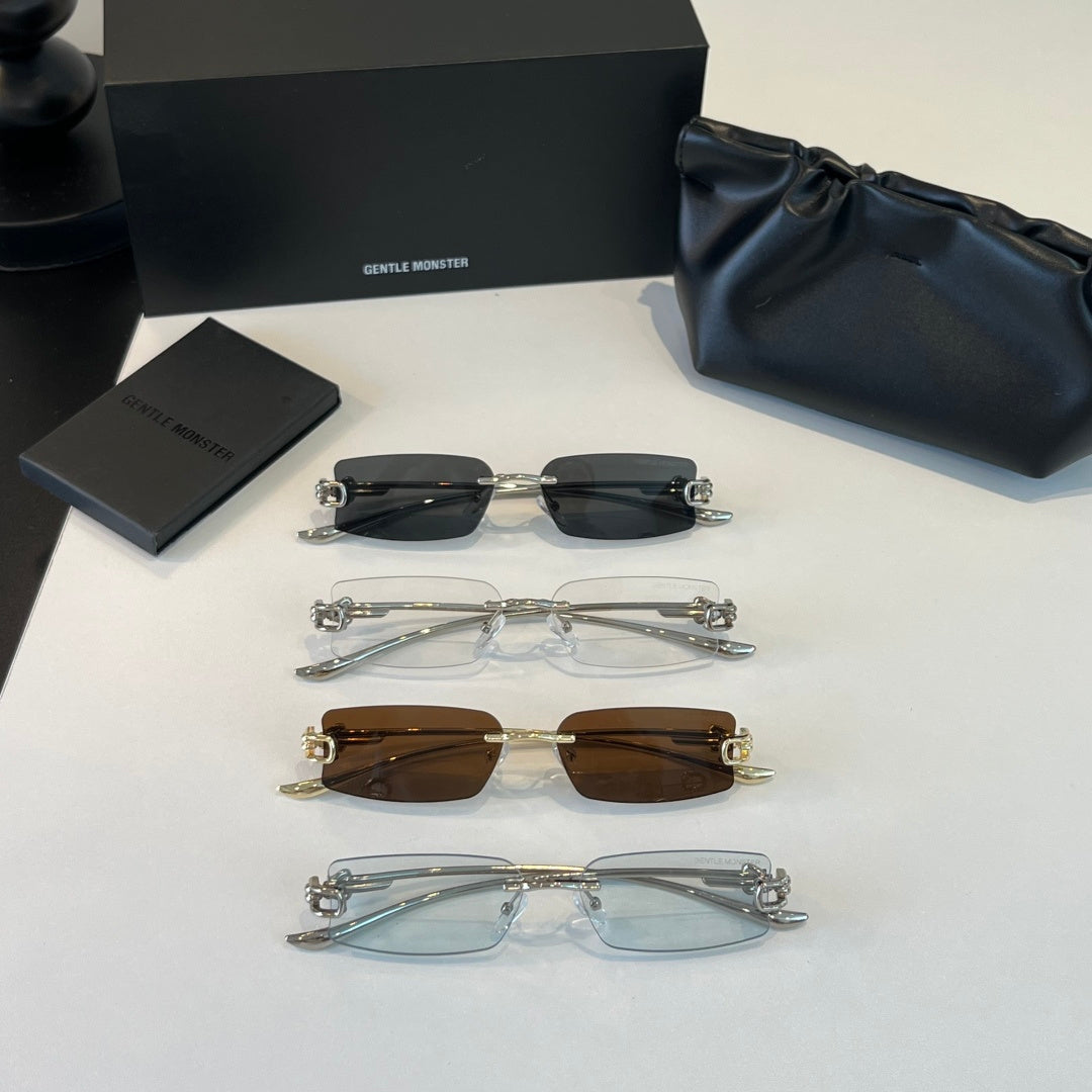 Gentle Monster Fashion Silver Lens Sunglasses for Men & Women - 432989 - detail image 11