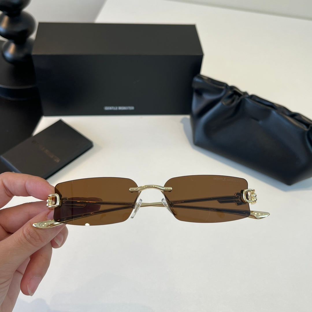 Gentle Monster Fashion Brown Lens Sunglasses for Men & Women - 432987 - detail image 6