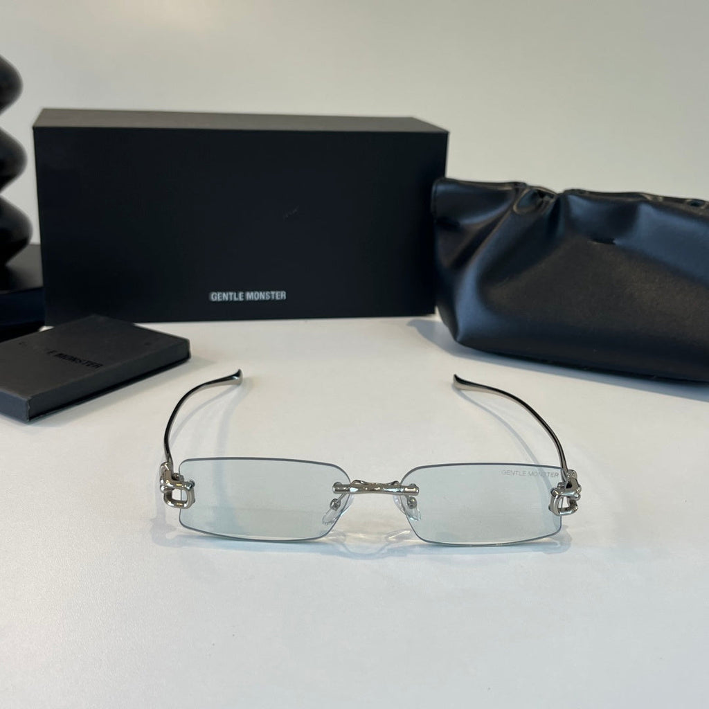 Gentle Monster Fashion Silver Lens Sunglasses for Men & Women - 416450 - detail image 2