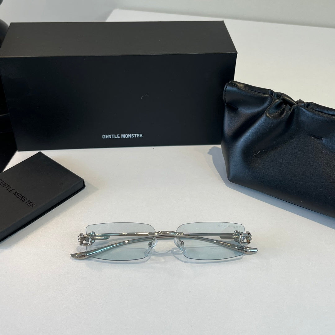 Gentle Monster Fashion Silver Lens Sunglasses for Men & Women - 432988 - detail image 5