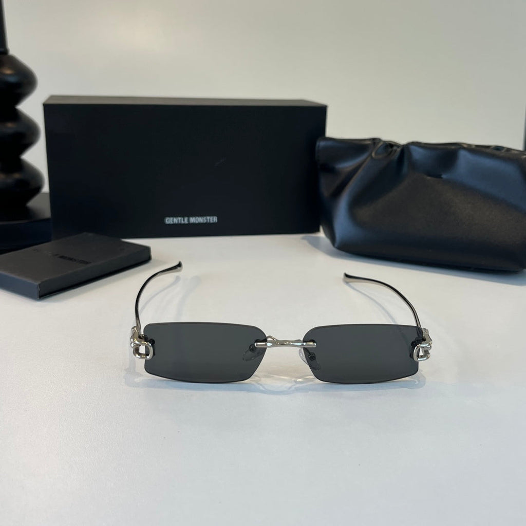 Gentle Monster Fashion Silver Lens Sunglasses for Men & Women - 488020 - detail image 2