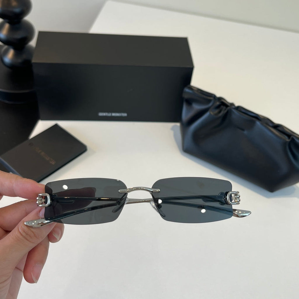 Gentle Monster Fashion Silver Lens Sunglasses for Men & Women - 416451 - detail image 5