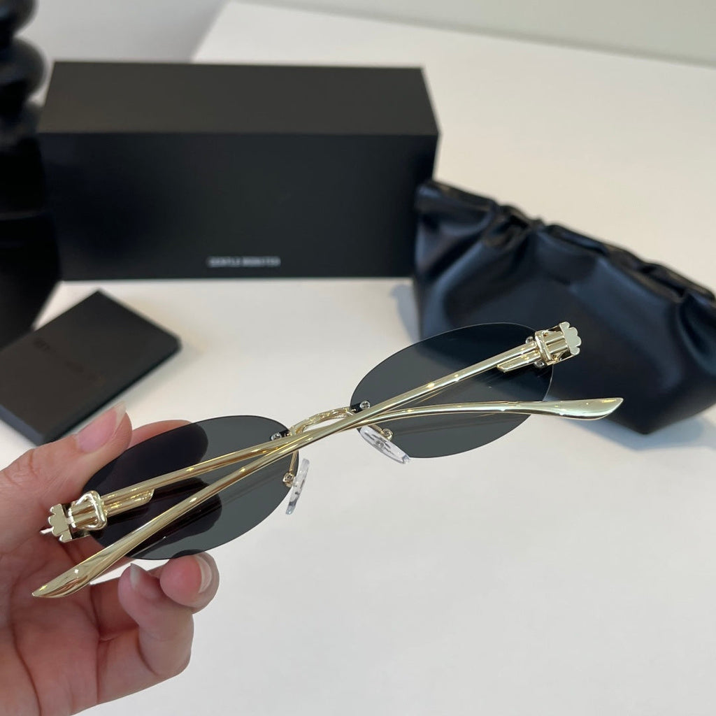 Gentle Monster Fashion Silver Lens Sunglasses for Men & Women - 432990 - detail image 8