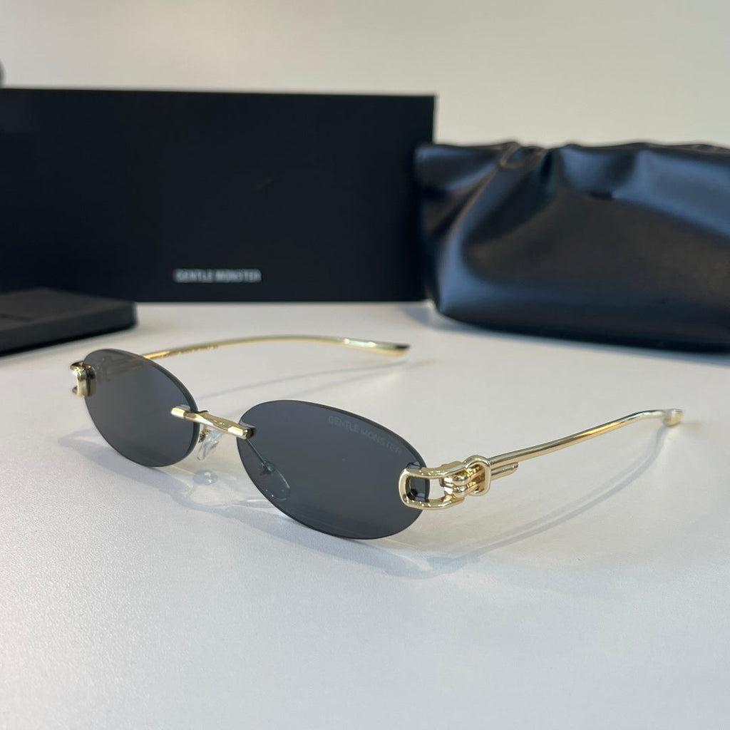 Gentle Monster Fashion Silver Lens Sunglasses for Men & Women - 432990 - detail image 3