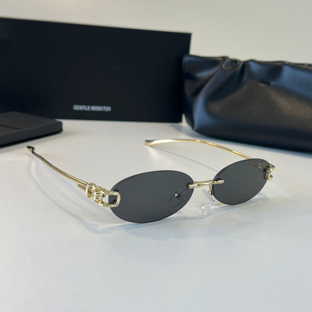 Gentle Monster Fashion Silver Lens Sunglasses for Men & Women - 432990