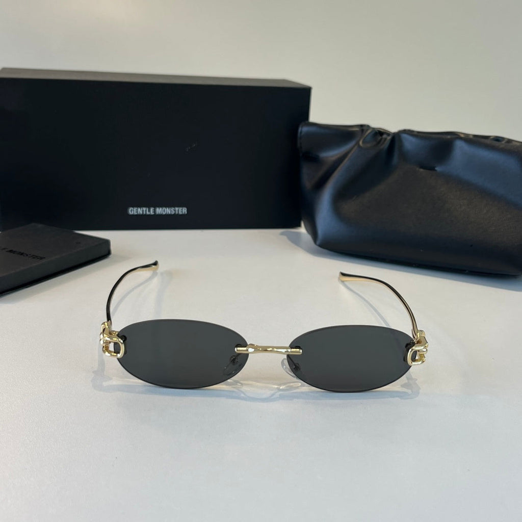 Gentle Monster Fashion Silver Lens Sunglasses for Men & Women - 372618 - detail image 2