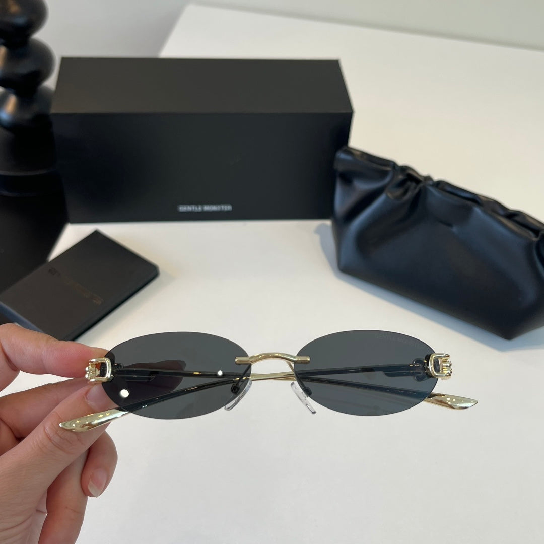 Gentle Monster Fashion Silver Lens Sunglasses for Men & Women - 416452 - detail image 5