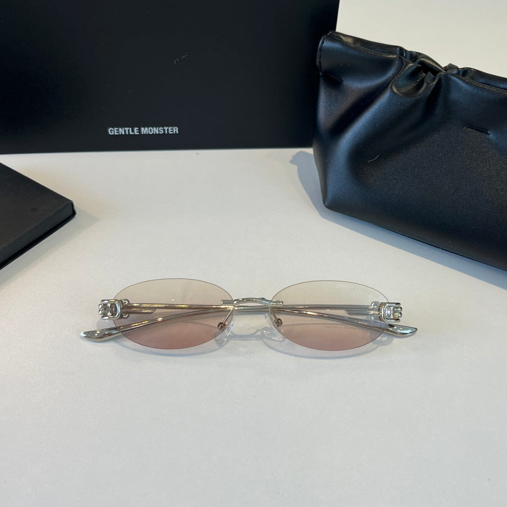 Gentle Monster Fashion Silver Lens Sunglasses for Men & Women - 432991 - detail image 4