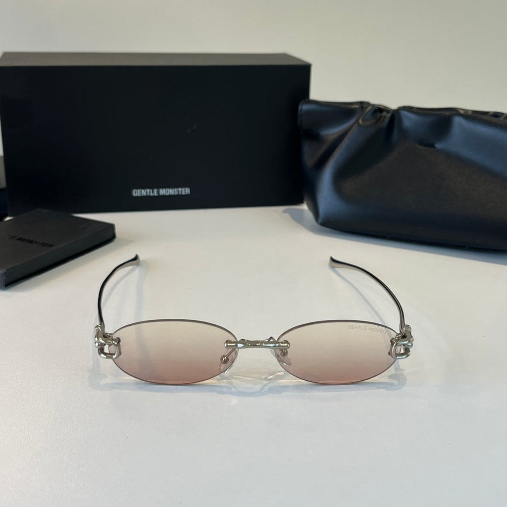 Gentle Monster Fashion Silver Lens Sunglasses for Men & Women - 416453 - detail image 2