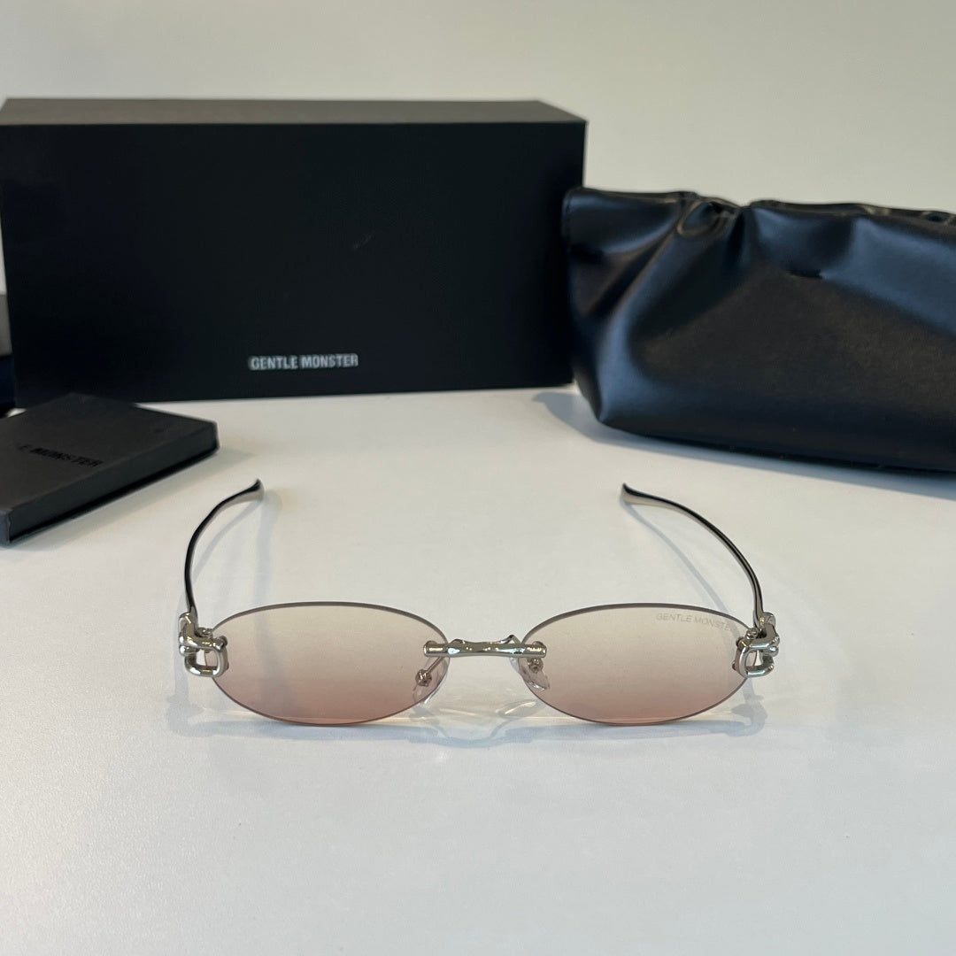 Gentle Monster Fashion Silver Lens Sunglasses for Men & Women - 416453 - detail image 2