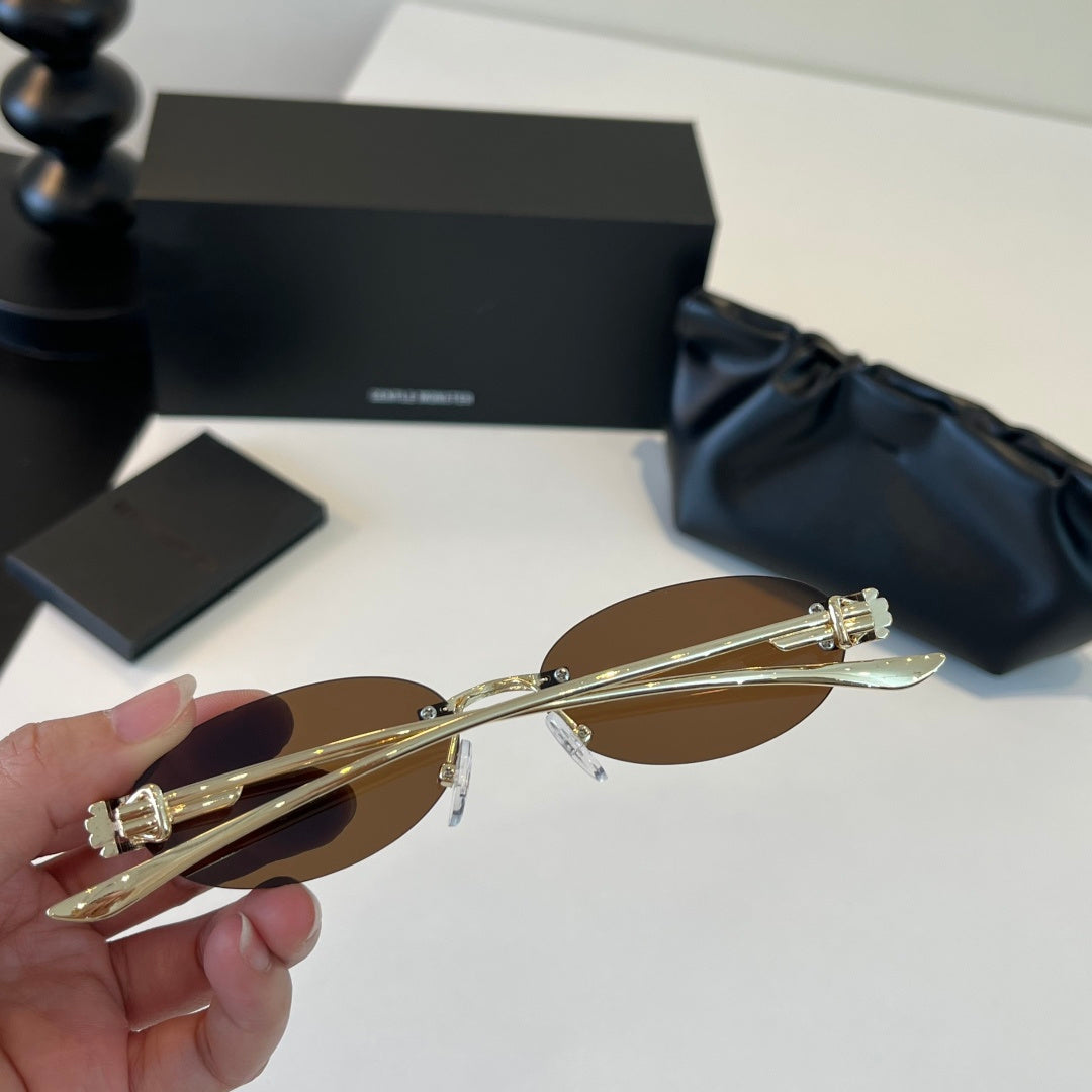 Gentle Monster Fashion Brown Lens Sunglasses for Men & Women - 416454 - detail image 8