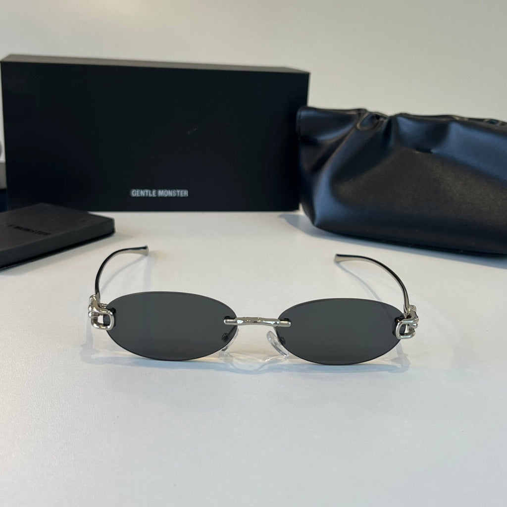 Gentle Monster Fashion Silver Lens Sunglasses for Men & Women - 432993 - detail image 2