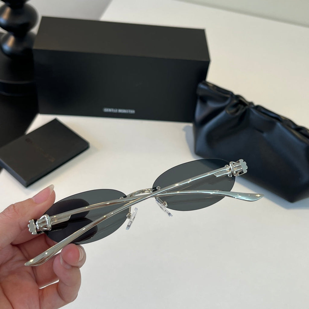 Gentle Monster Fashion Silver Lens Sunglasses for Men & Women - 432993 - detail image 8
