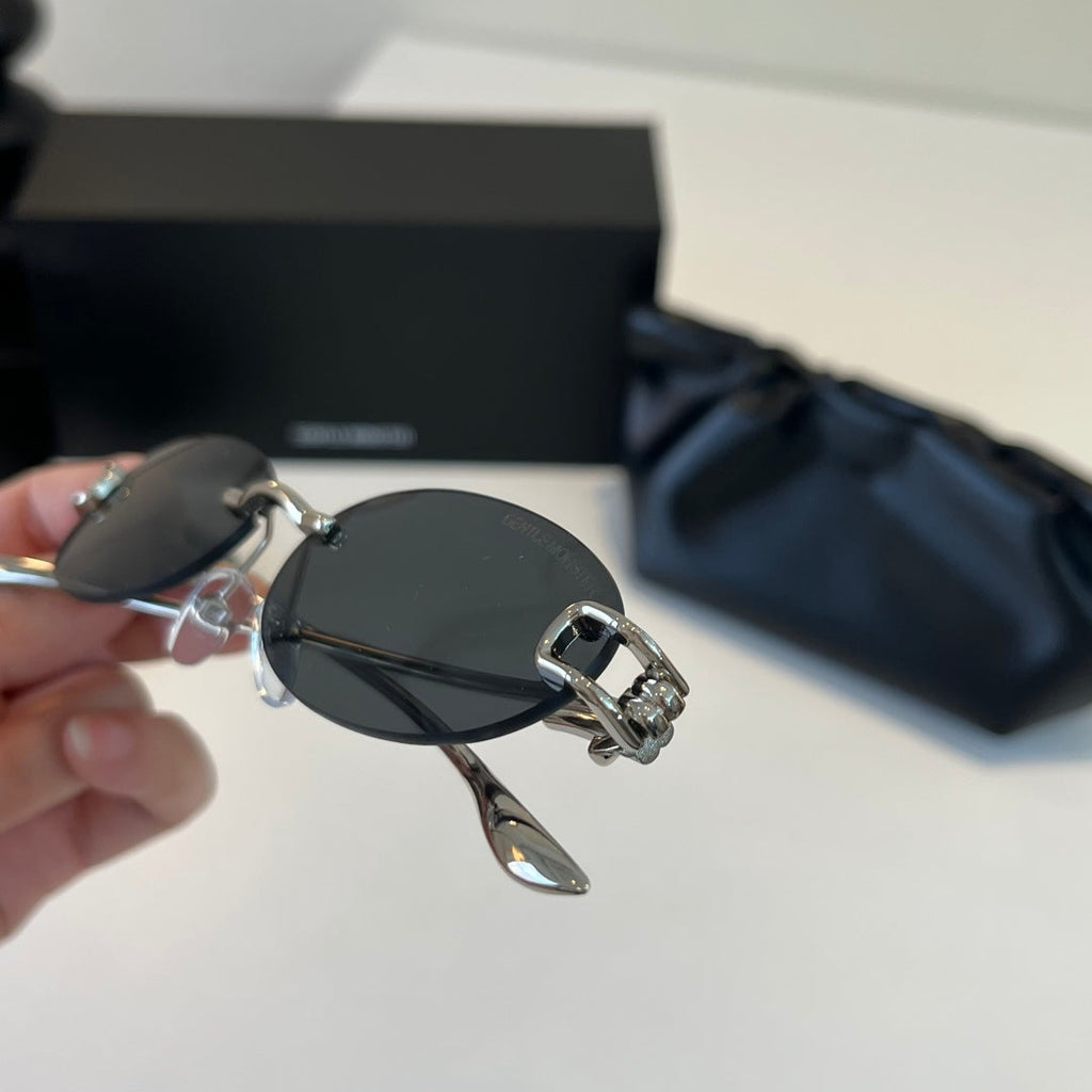 Gentle Monster Fashion Silver Lens Sunglasses for Men & Women - detail image 6