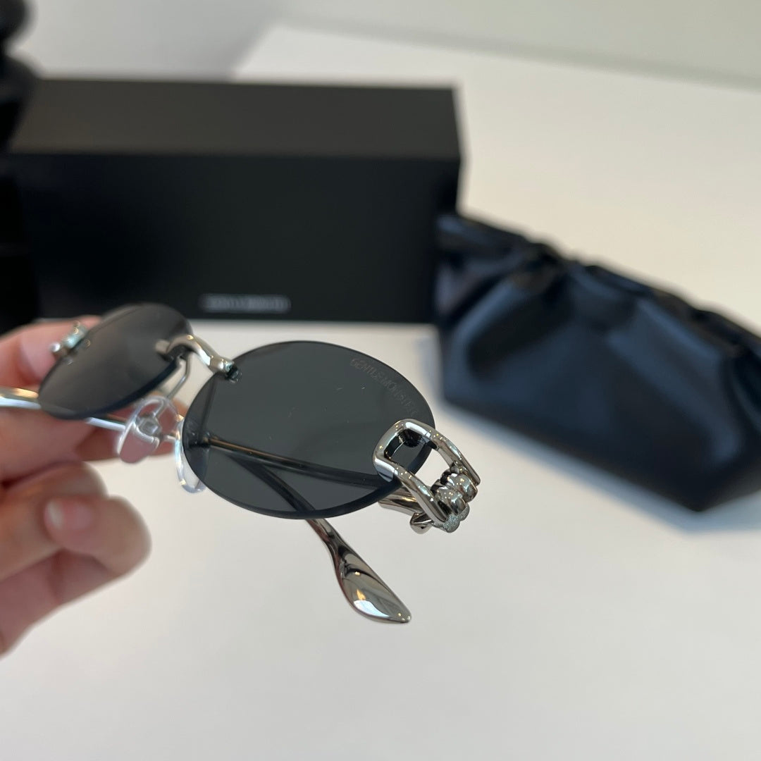 Gentle Monster Fashion Silver Lens Sunglasses for Men & Women - 432993 - detail image 6