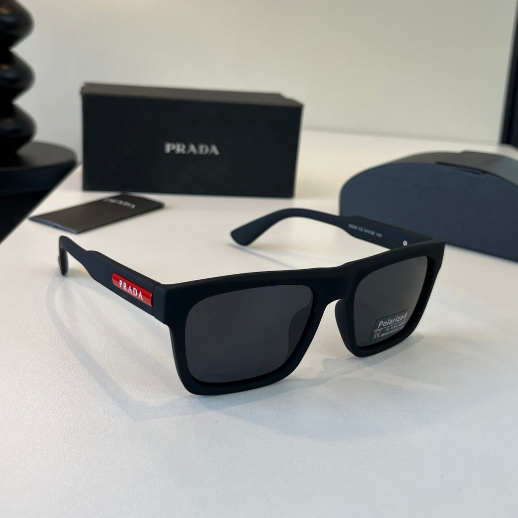 Prada Fashion Black Lens Sunglasses for Men - 487146