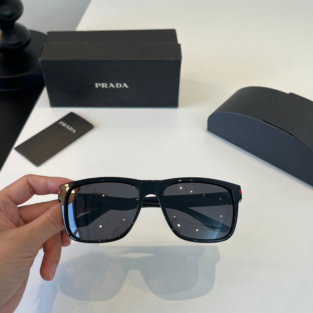 Prada Fashion Black Lens Sunglasses for Men - 487148 - detail image 5